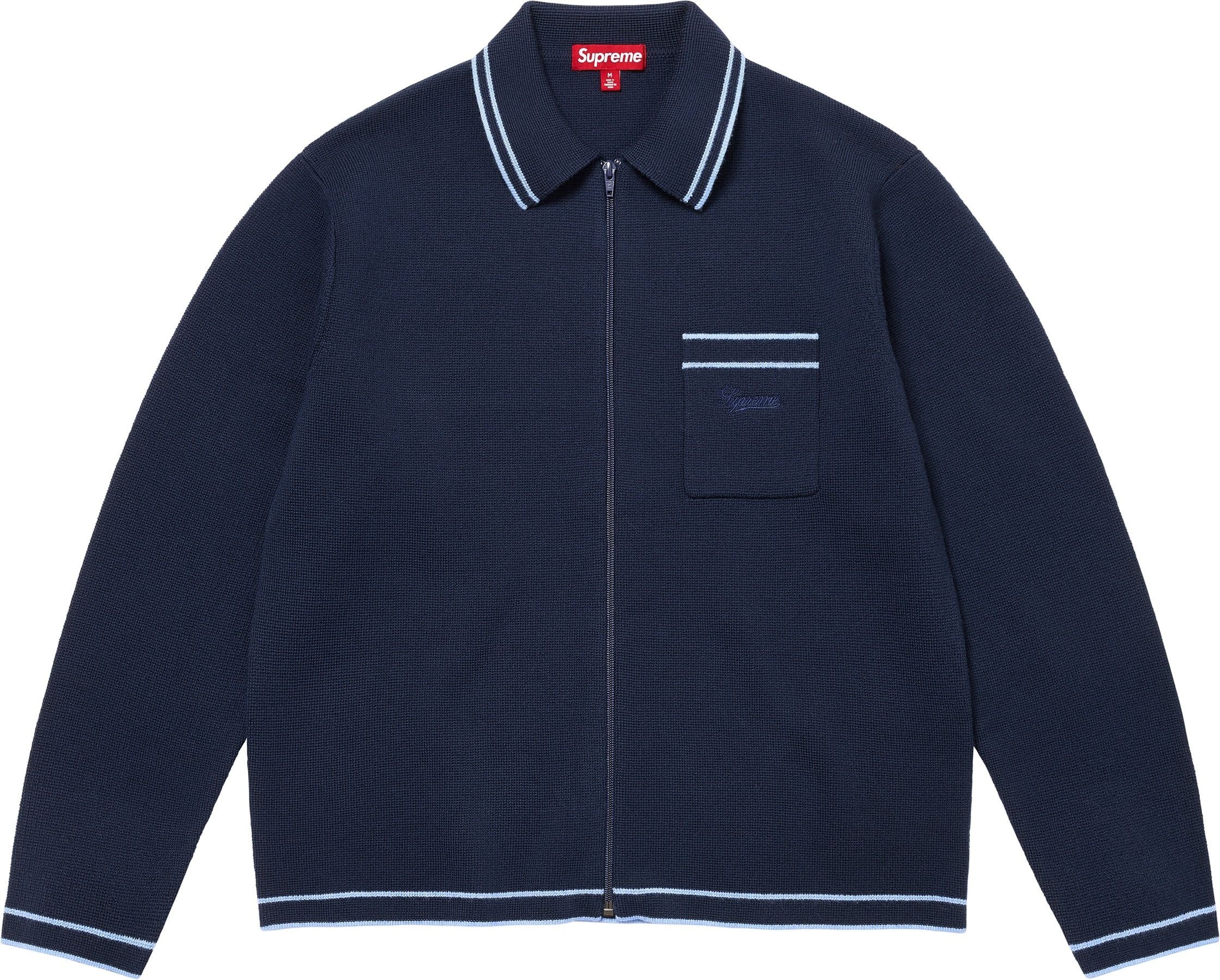 Zip Up Polo Sweater view 8